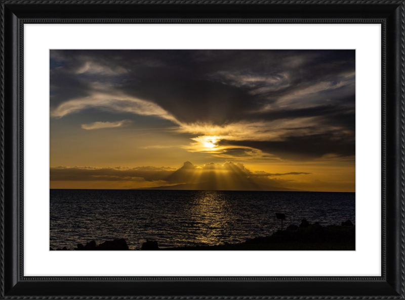 Golden Sunset in Maui