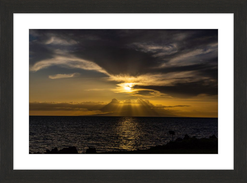 Golden Sunset in Maui