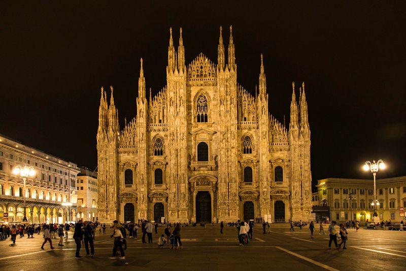 Milan Duomo at Night
