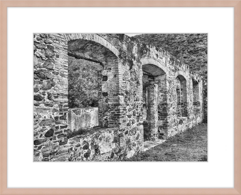 Annaberg Sugar Mill Arches - B&W