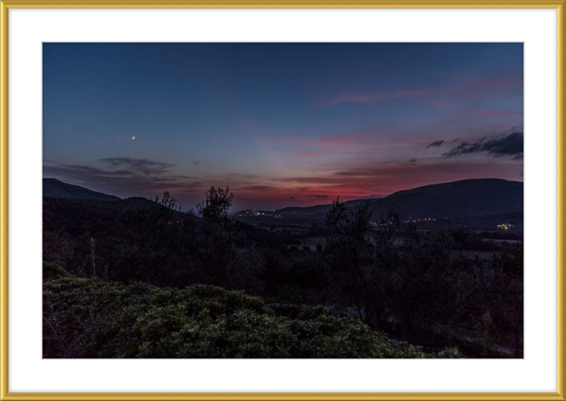 Dusk in Tuscany