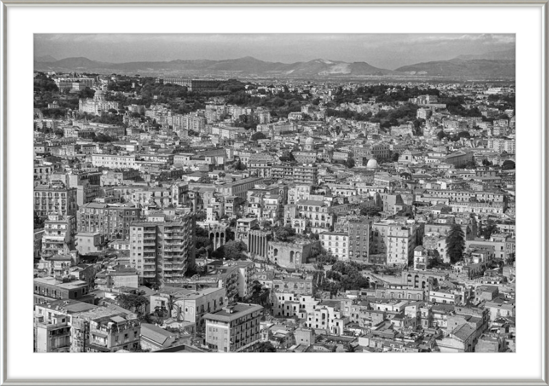 Naples from Castel Nuovo - B&W
