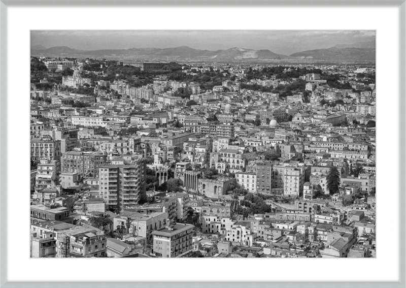 Naples from Castel Nuovo - B&W