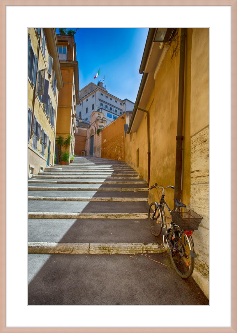 Bicycle on the Stairs