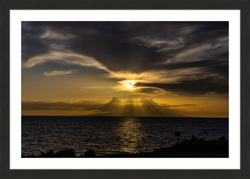 Golden Sunset in Maui