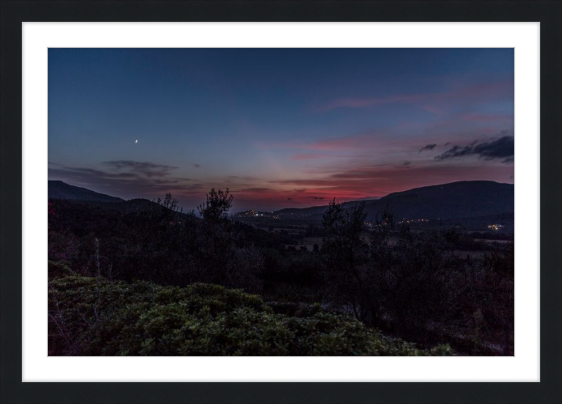 Dusk in Tuscany
