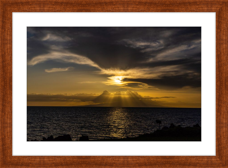 Golden Sunset in Maui