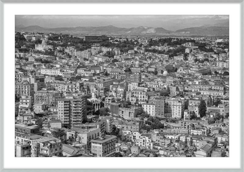 Naples from Castel Nuovo - B&W