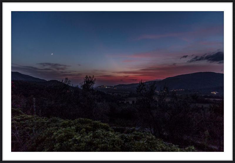 Dusk in Tuscany