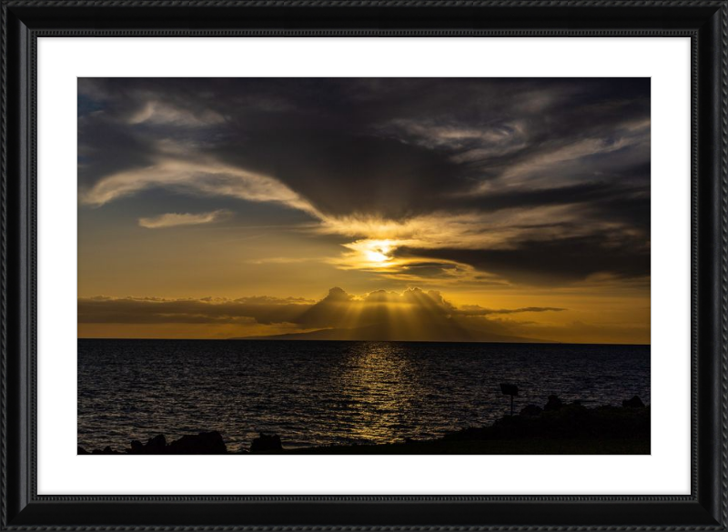 Golden Sunset in Maui