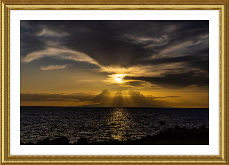 Golden Sunset in Maui