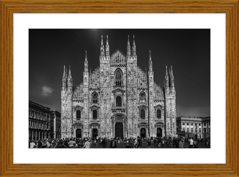 Milan Duomo - B&W