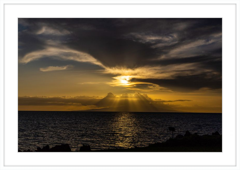 Golden Sunset in Maui