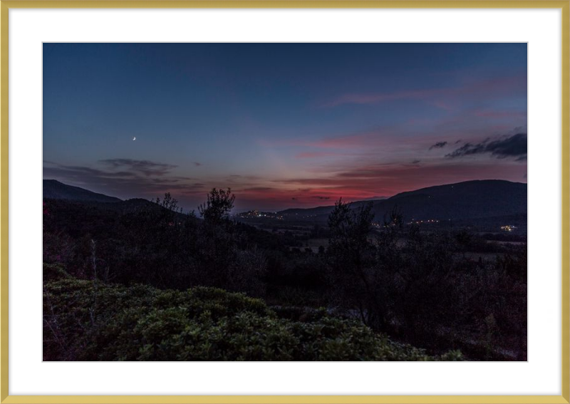 Dusk in Tuscany