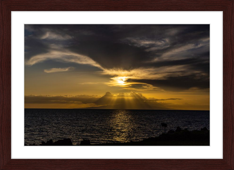 Golden Sunset in Maui