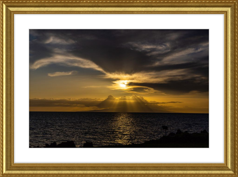 Golden Sunset in Maui