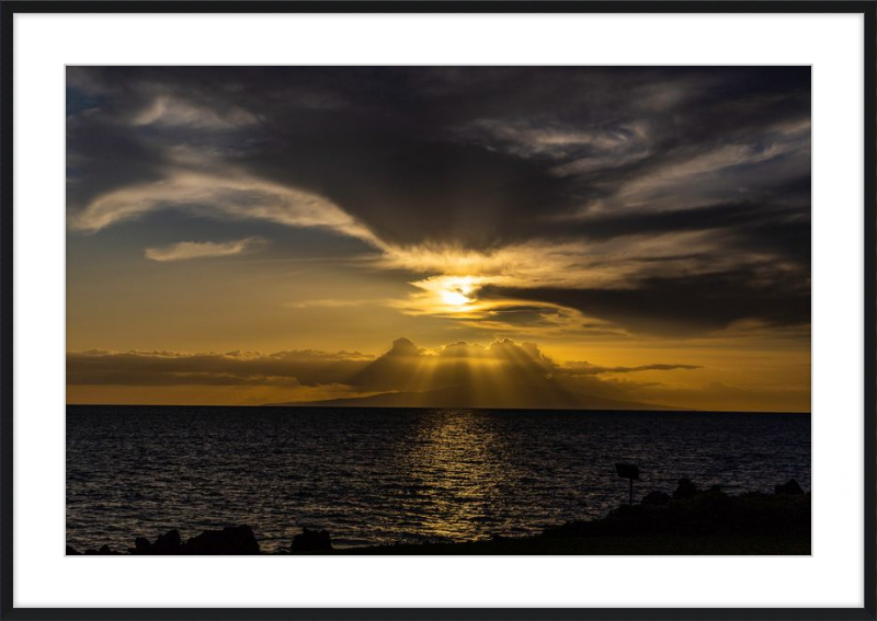 Golden Sunset in Maui