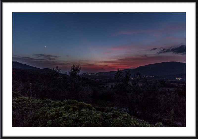 Dusk in Tuscany