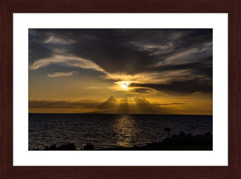 Golden Sunset in Maui