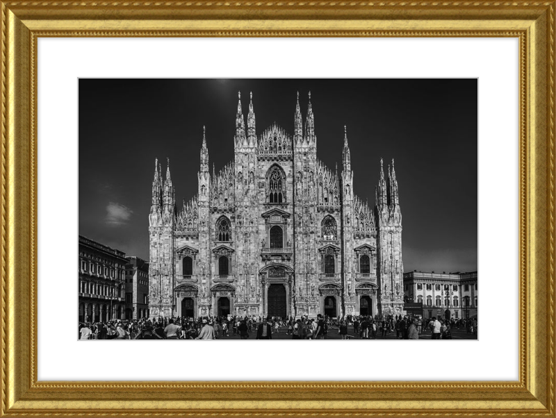 Milan Duomo - B&W